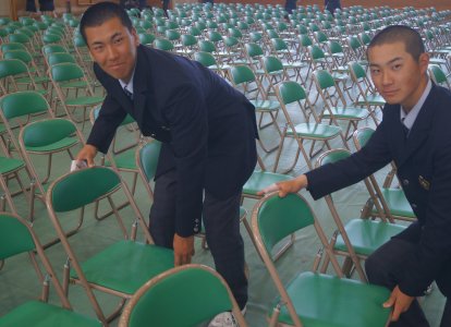 入学式準備③
