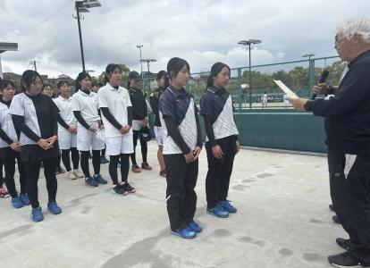 女子団体戦表彰式