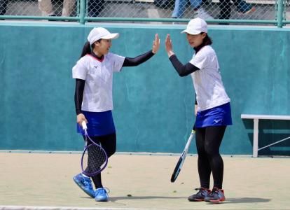 女子個人戦準優勝野口・宮本ペア