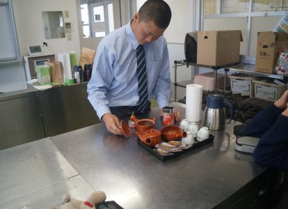 お茶の淹れ方教室④