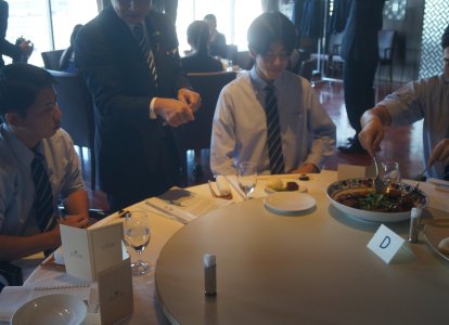 テーブルマナー講習⑧