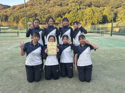 令和６年度 長崎県高等学校ソフトテニス競技団体選抜大会女子団体第3位！！