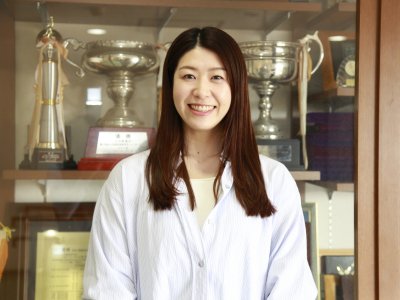 卒業生・大阪マーヴェラス所属 バレーボール選手・田中瑞希さんが来校されました