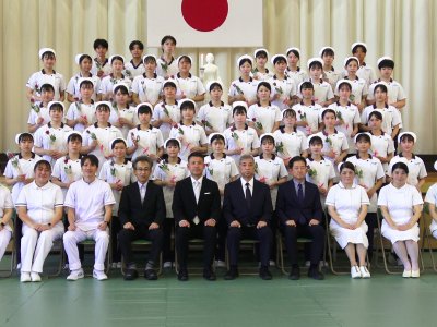 第55回衛生看護科 戴帽式を挙行しました