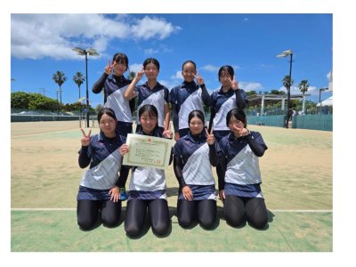 【女子ソフトテニス部】県総体 準優勝！団体・個人ともに九州大会へ！